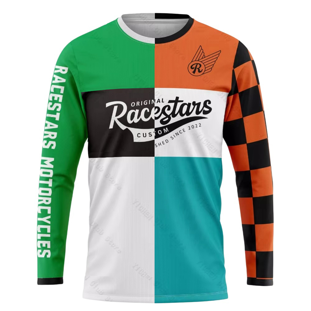 Mountain Biking Long Sleeve Shirt - Latest Motocross Downhill MTB Men Cycling