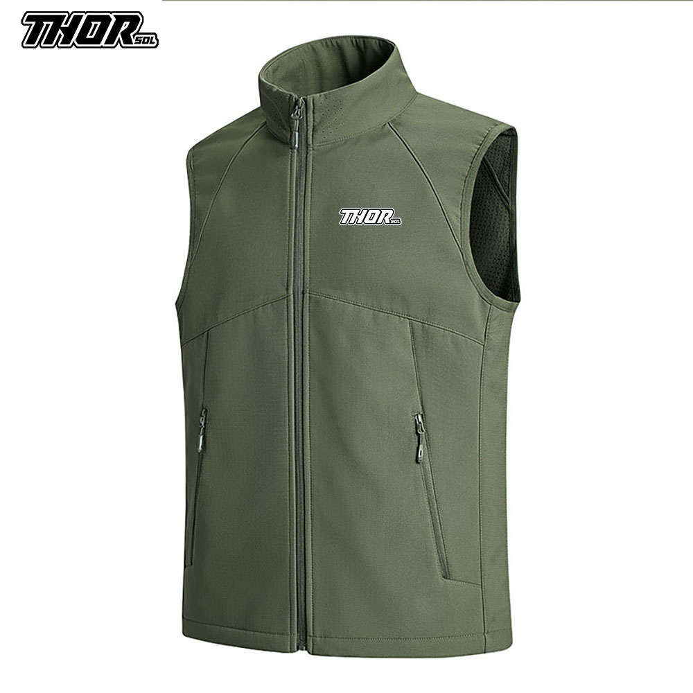 Mountain Biking Jacket - THORSOL Winter Cycling Vest Windproof Man