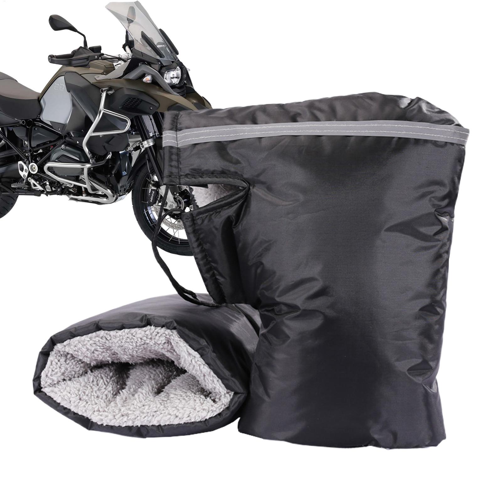 Mountain Biking Gloves Mens - Handlebar Mittens Warm Waterproof Motorcycle Gloves