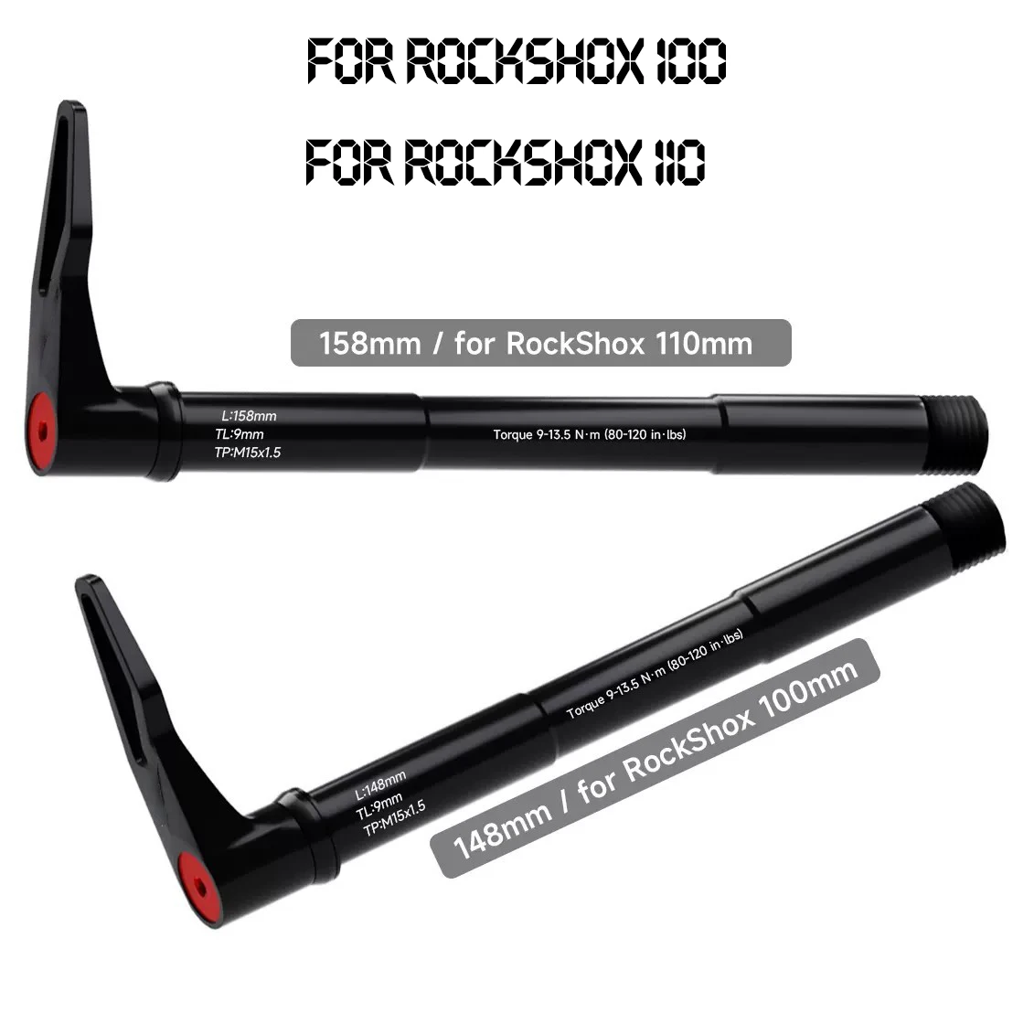 Xcm Mountain Biking - MTB Road Bike Front Thru Axle