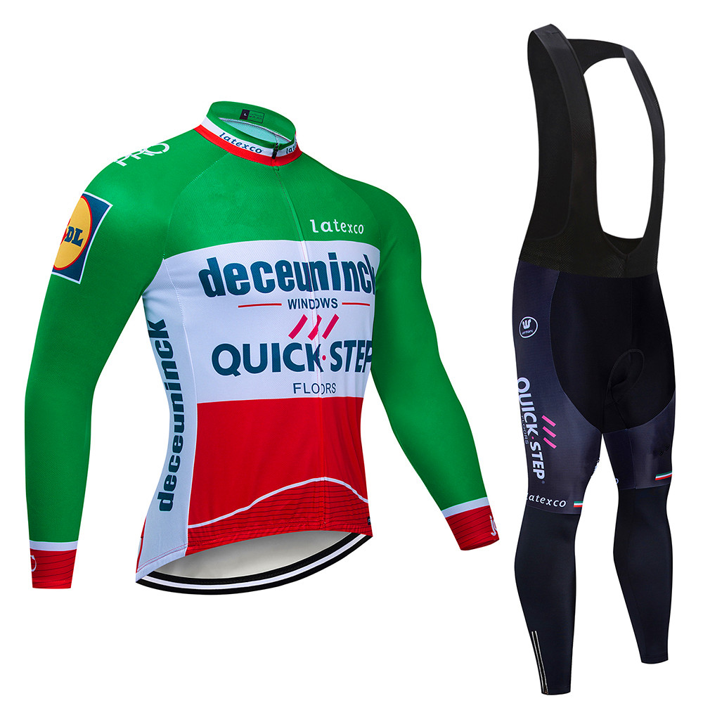 Quick step Cycling Jersey Set  - đánh giá và giá Mountain Biking Long Sleeve Shirt