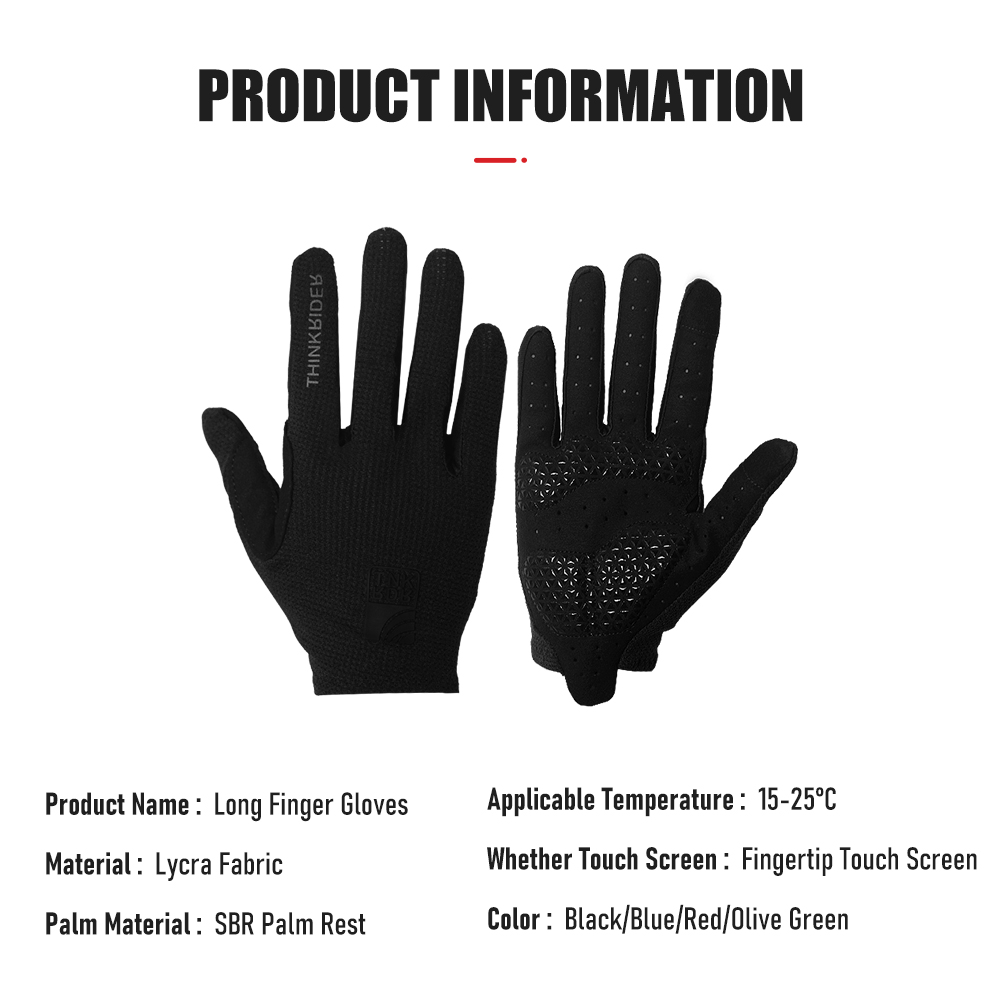 ThinkRider Găng Tay Xe Đạp Dài - đánh giá và giá Mountain Biking Gloves Mens